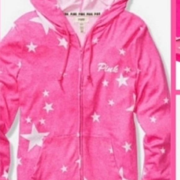 VS Pink Cozy Full Zip Hoodie - Picture 2 of 4